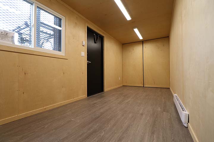 20’ Office CUBE – Wood Finished - Allied Container Services PTY LTD