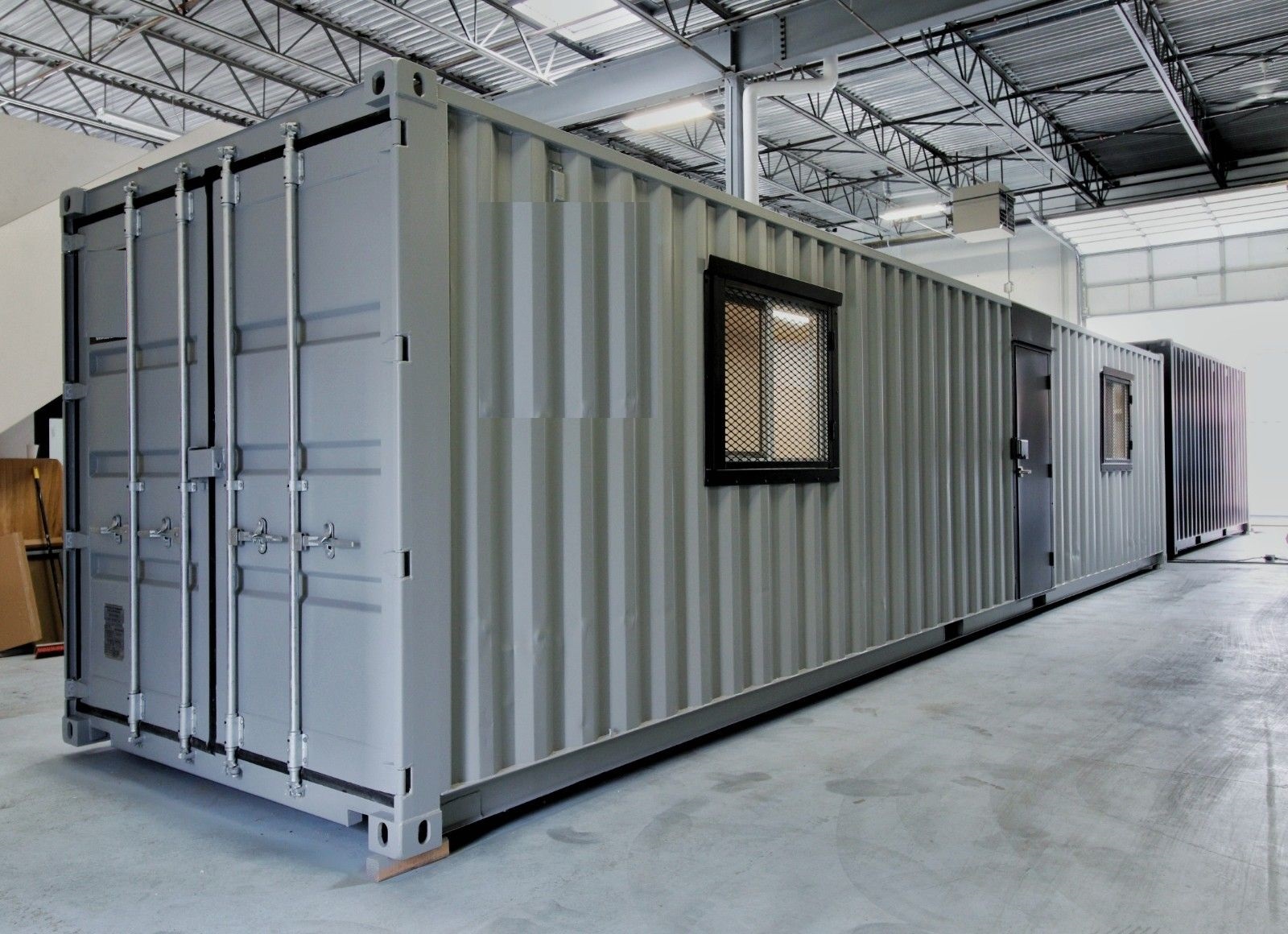 40’ Office CUBE – Wood Finished - Allied Container Services PTY LTD