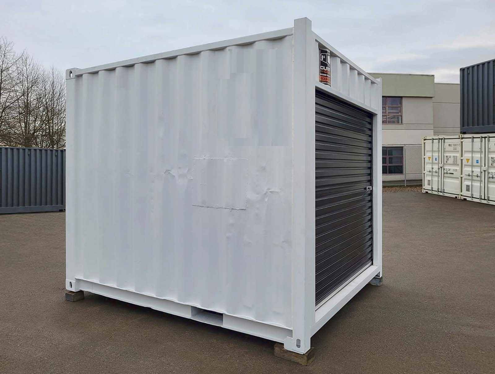 10’ “Cut Down” Used Container + Rollup - Allied Container Services PTY LTD