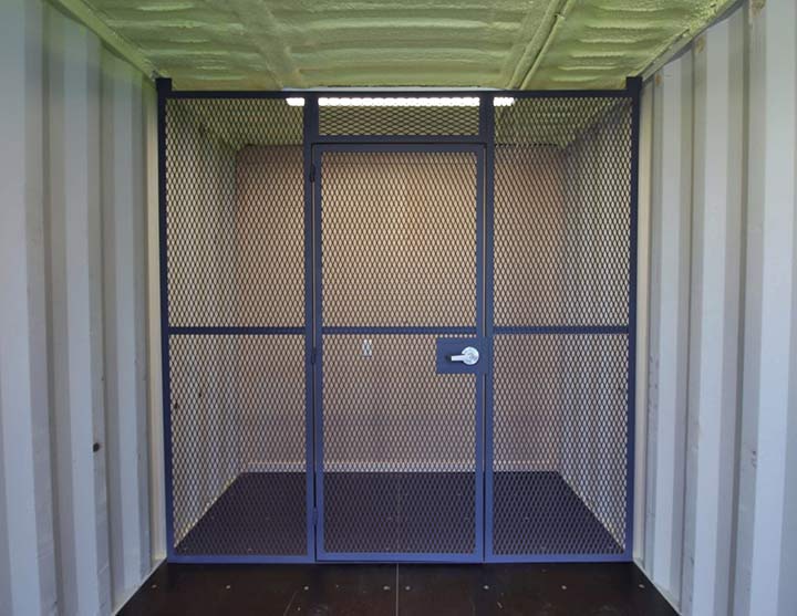 7′ Office Container + Storage Locker - Allied Container Services PTY LTD