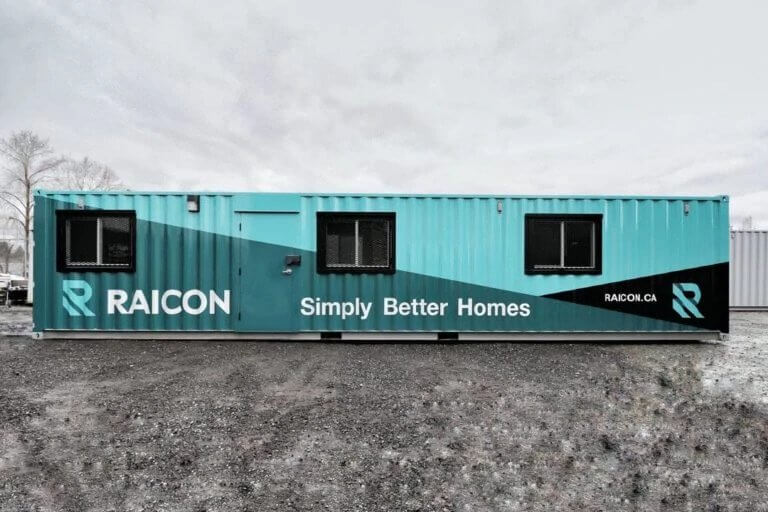 Custom branded 40′ Construction office - Allied Container Services PTY LTD