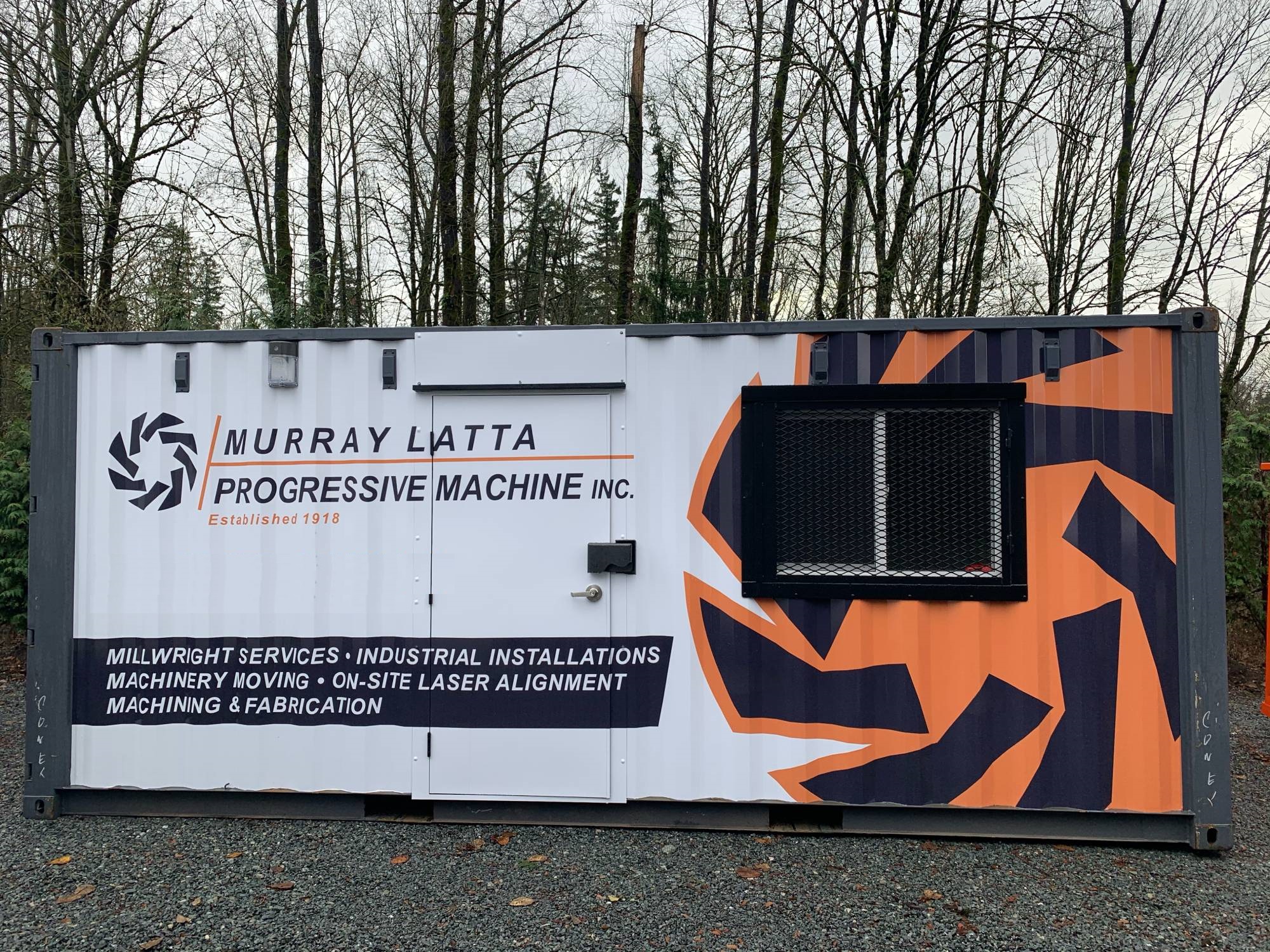 Custom Branded 20′ Mobile Office - Allied Container Services PTY LTD