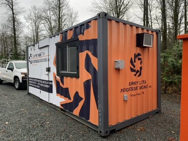 Custom Branded 20′ Mobile Office - Allied Container Services PTY LTD