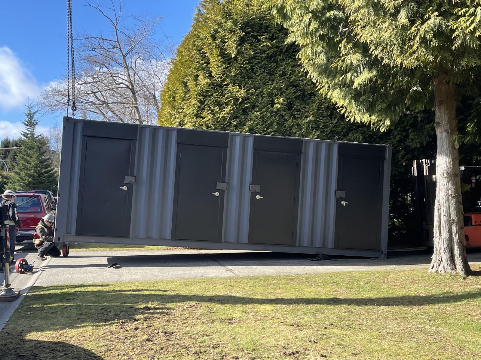 24’ Storage unit for a residential 4Plex - Allied Container Services PTY LTD