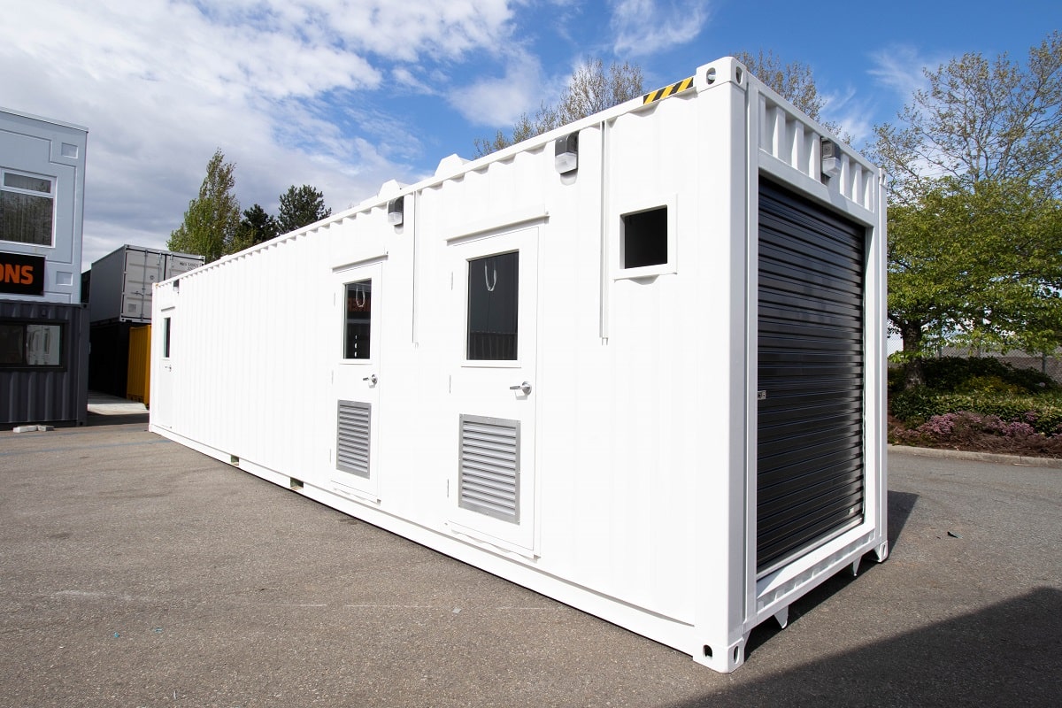 40’ Custom Mechanical Enclosure - Allied Container Services PTY LTD