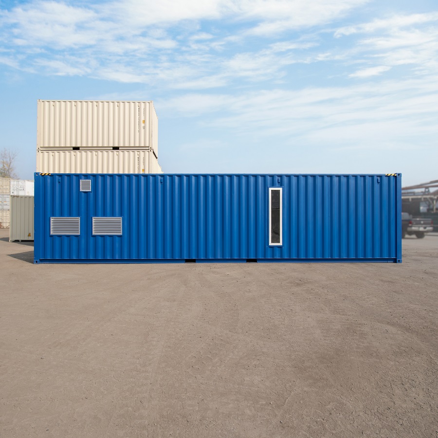 40’ Custom Equipment Housing Unit - Allied Container Services PTY LTD